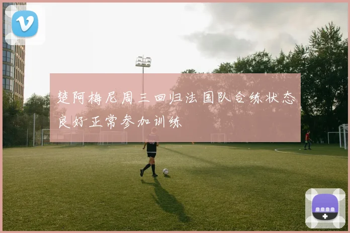 楚阿梅尼周三回归法国队合练状态良好正常参加训练